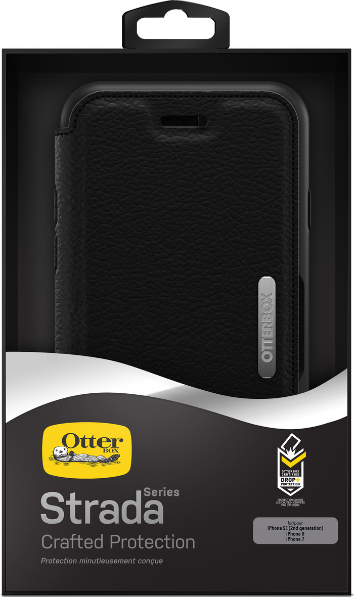 OtterBox Strada Apple iPhone SE 2022 / SE 2020 / 8 / 7 Book Case Black null
