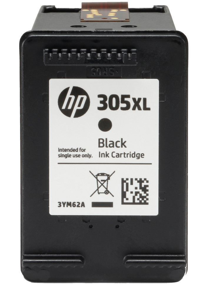 HP 305XL Cartridge Zwart voorkant