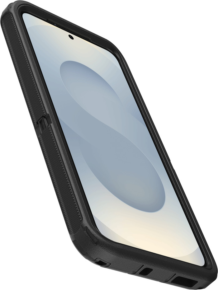 OtterBox Defender Samsung Galaxy S25 Back Cover Zwart onderkant