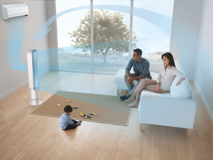 Dyson AM07 White/Silver null