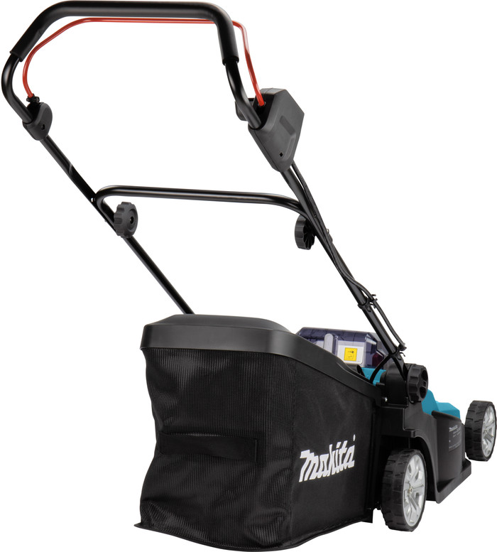 Makita DLM432Z + Makita DUH523Z (zonder accu) achterkant