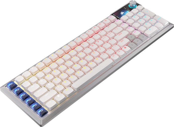 Corsair Vanguard AIR 99 Wireless Gaming Toetsenbord Wit Azerty bovenkant