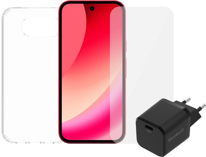Google Pixel 10a 256GB Rood 5G + Compleet Accessoirepakket Main Image