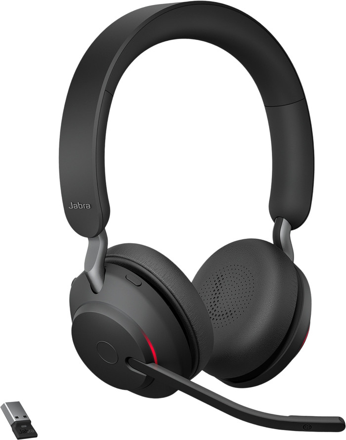 Jabra Evolve2 65 Link380a UC Stereo Black front