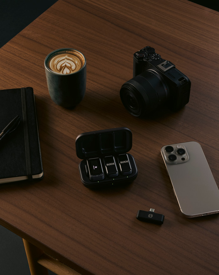 Rode Wireless Micro Camera Kit product in gebruik