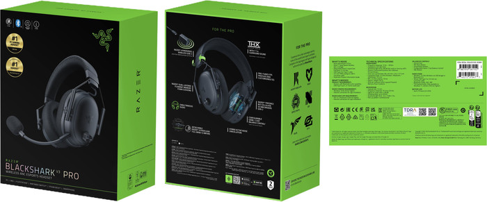 Razer BlackShark V3 Pro Wireless PC - Zwart verpakking
