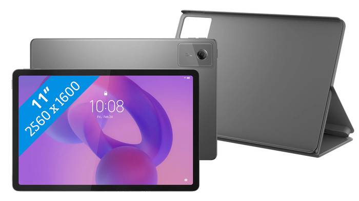 Lenovo Idea Tab 11 Pouces 256 Go Wifi Gris avec Stylet + Book Case Gris Main Image