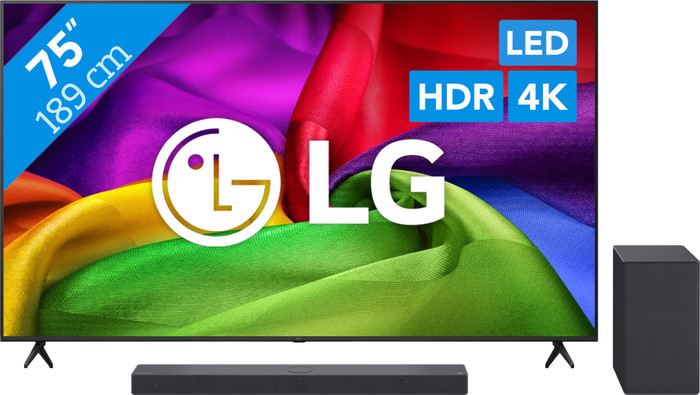 LG Led 75" NU800 (2026) + LG DS40T Main Image