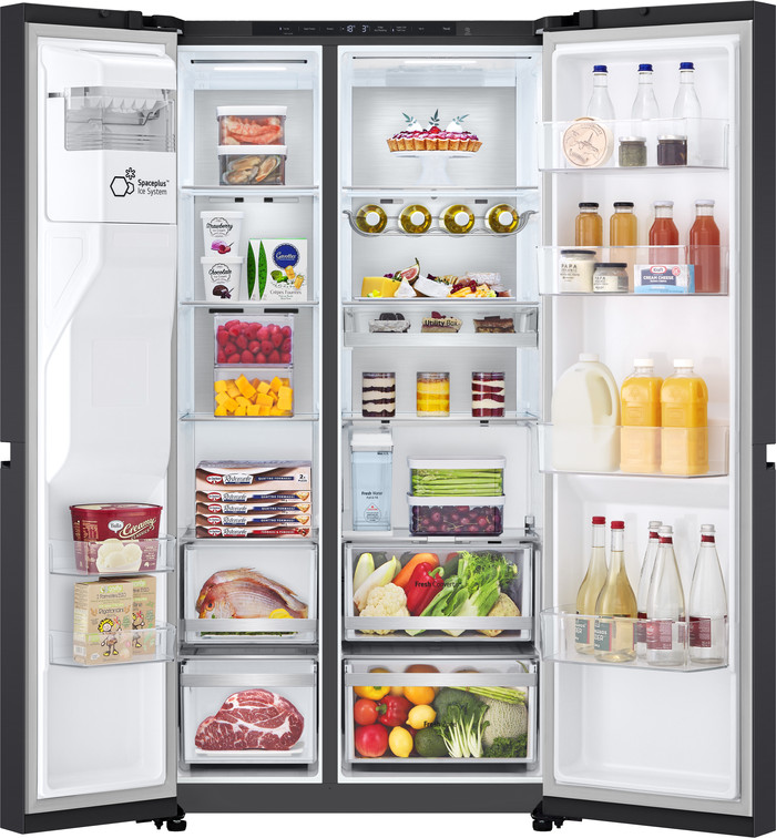 LG GSLE91EVAB binnenkant