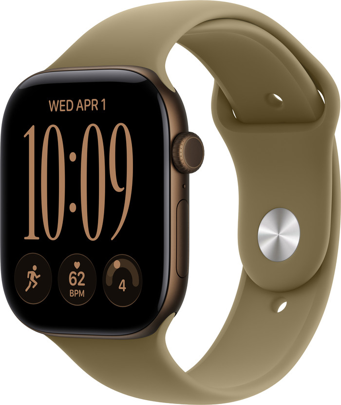 Apple Watch Series 12 Cellular 46mm Dark Bronze Sport Band M/L Main Image