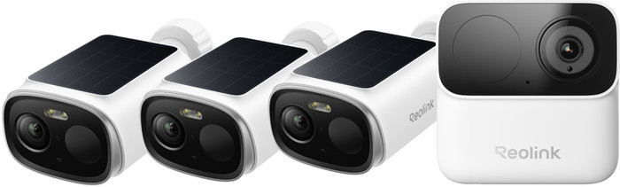 Reolink Argus B340S 3-Pack + Home Hub 1 Lite Main Image