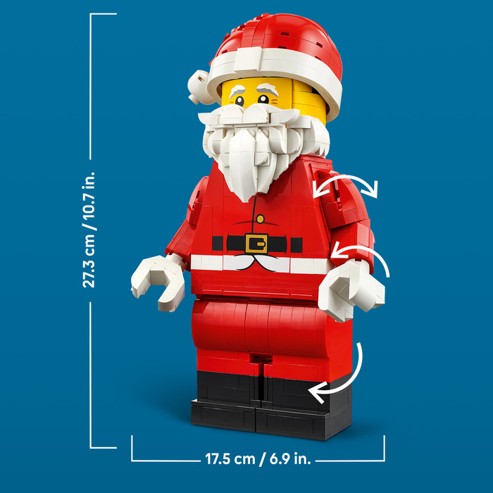 LEGO Large Santa Minifigure 40820 detail