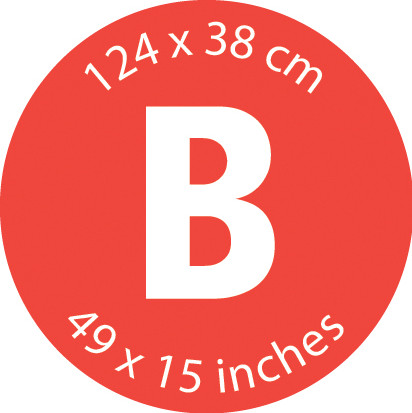 Brabantia Housse pour Planche à Repasser B, 124 x 38 cm - Denim Black visuel fournisseur