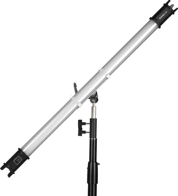 Nanlite Single Mount with Yoke for PavoTube (T12) product in use