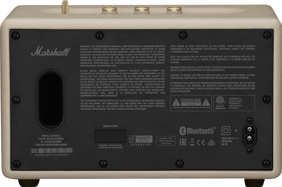 Marshall Acton III Speaker BT Cream arrière