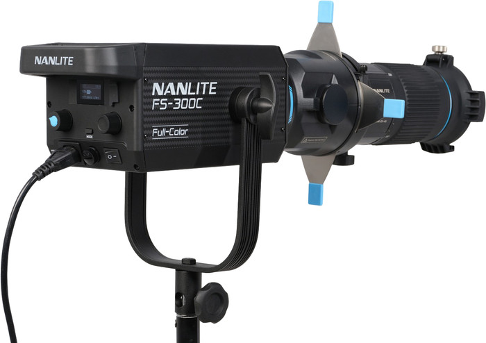 Nanlite Bowens Mount Projection Attachment 25-45 Degrés côté droit