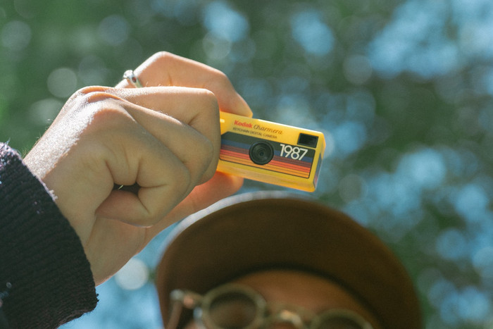 Kodak Charmera Keychain Digital Camera (Single Blind Box) product in gebruik