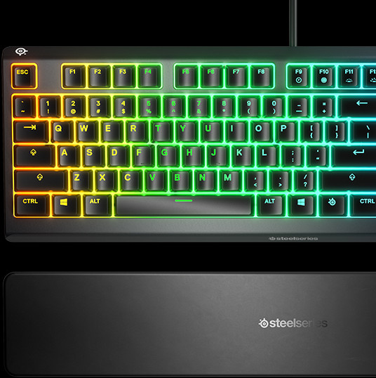 SteelSeries Apex 3 RGB Gaming Keyboard QWERTY