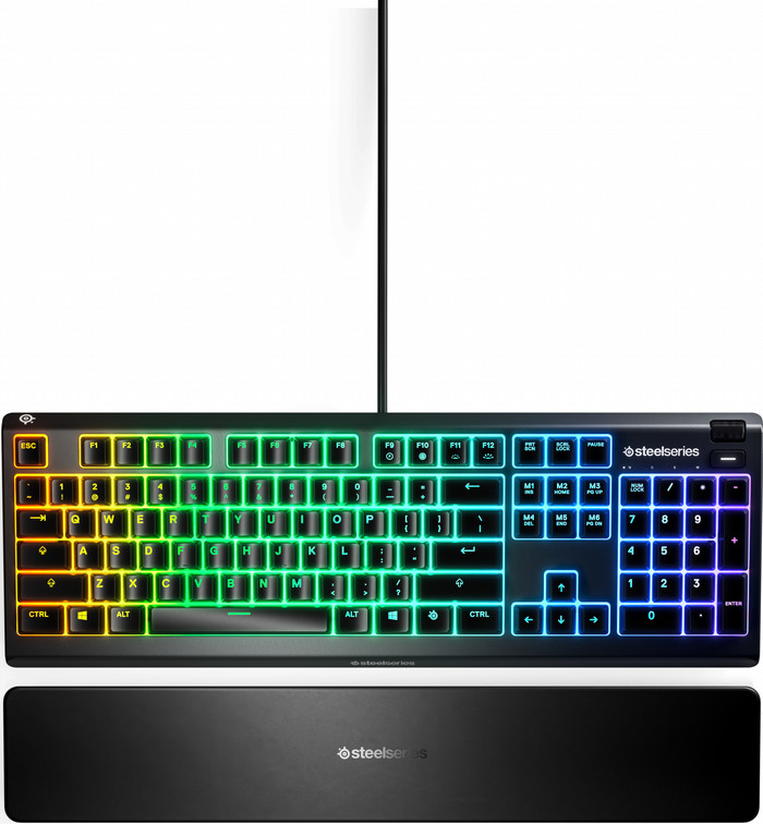SteelSeries Apex 3 RGB Gaming Keyboard QWERTY