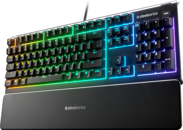 SteelSeries Apex 3 RGB Gaming Keyboard QWERTY