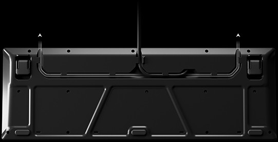 SteelSeries Apex 3 RGB Gaming Keyboard QWERTY detail
