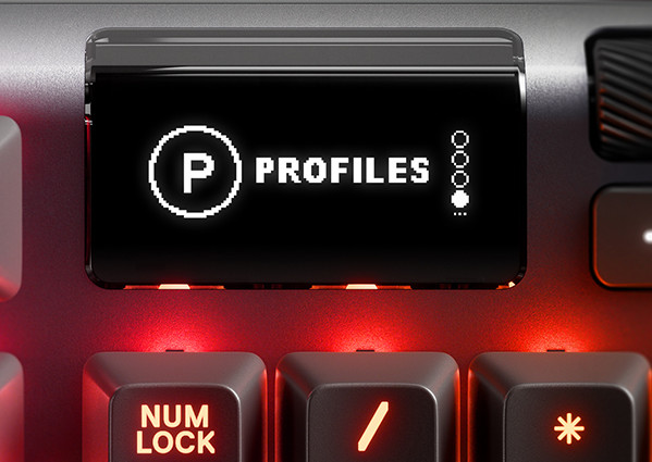 SteelSeries Apex 5 Gaming Toetsenbord Azerty detail