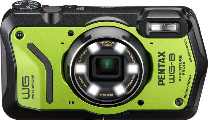 Pentax WG-8 Groen voorkant