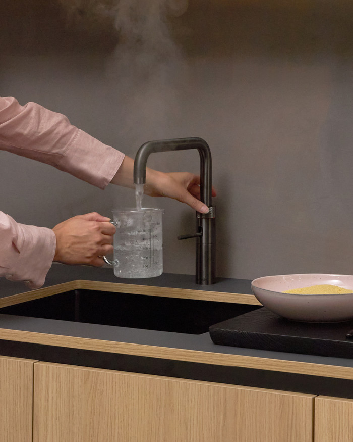 Quooker Fusion Square Gunmetal produit à l'usage