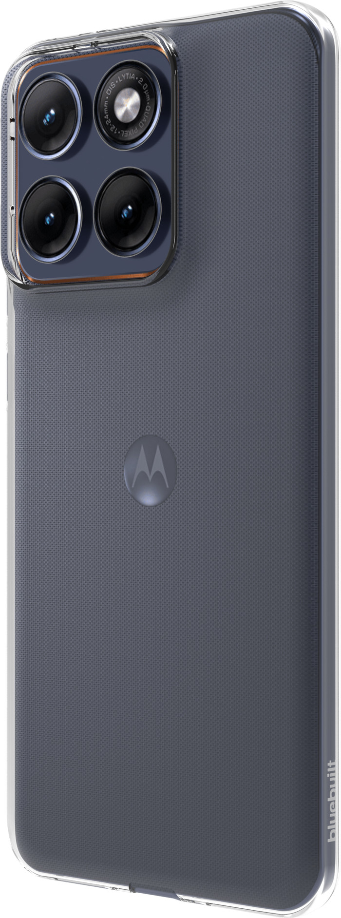 BlueBuilt Motorola Edge 70 Fusion Back Cover Transparent arrière