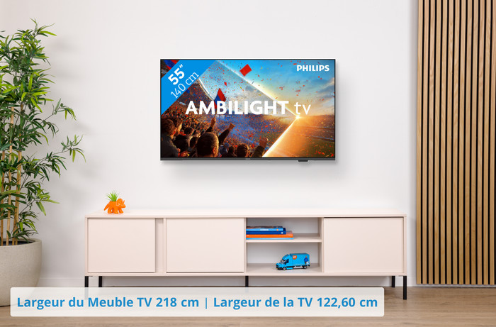 Philips Ambilight 55" PUS8001 (2026) visuel Coolblue 1