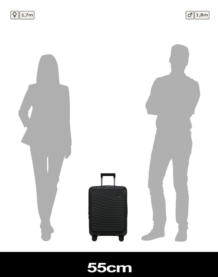 Samsonite Intuo Valise à 4 Roulettes Easy Access Expandable 55 cm Black visuel fournisseur