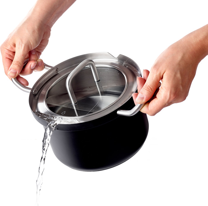 BK-Q-Linair Master Verre Noir Batterie de Cuisine 4 Pièces produit à l'usage