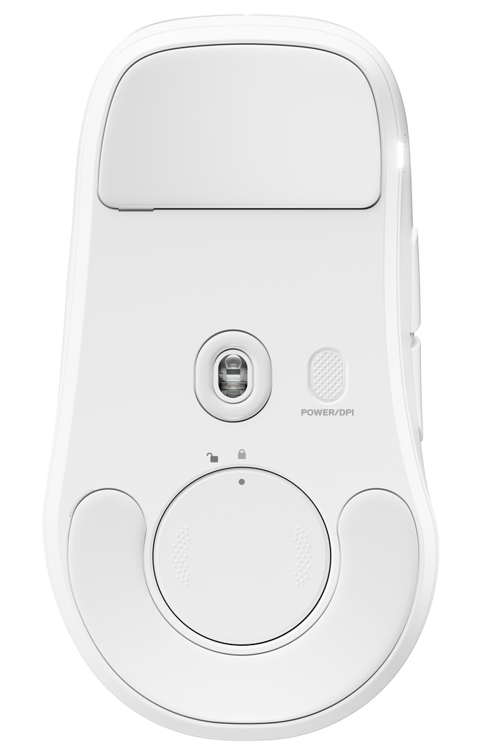 SteelSeries Rival Pro WL Draadloze Gaming Muis Wit onderkant