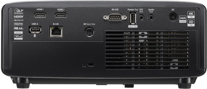 Optoma UHZ36STe achterkant