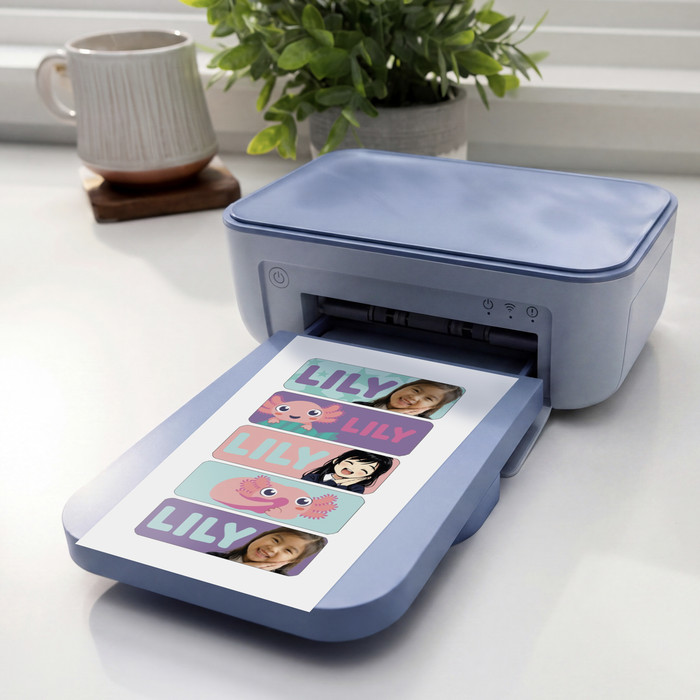 Cricut StickerPix Print Essential bundel product in gebruik