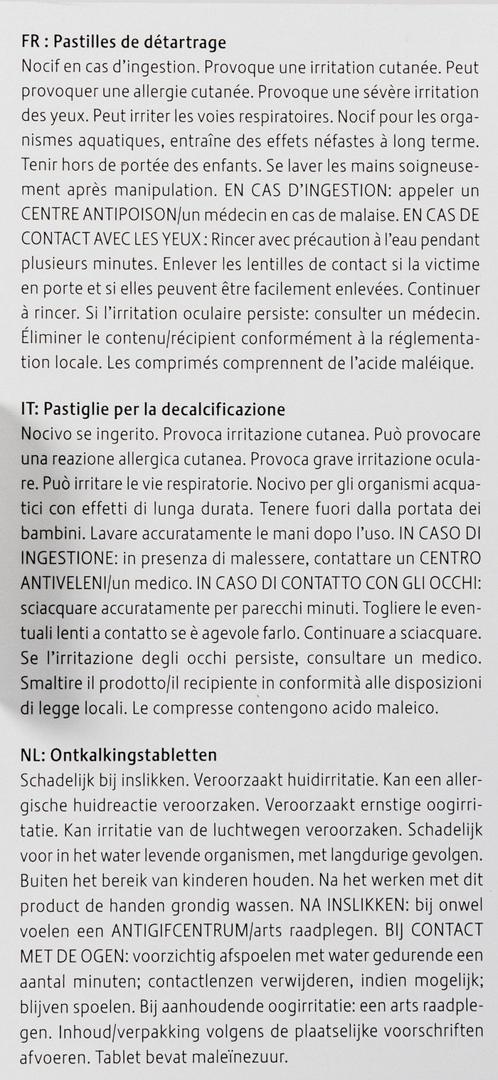 JURA Ontkalkingstabletten 3 x 3 stuks null