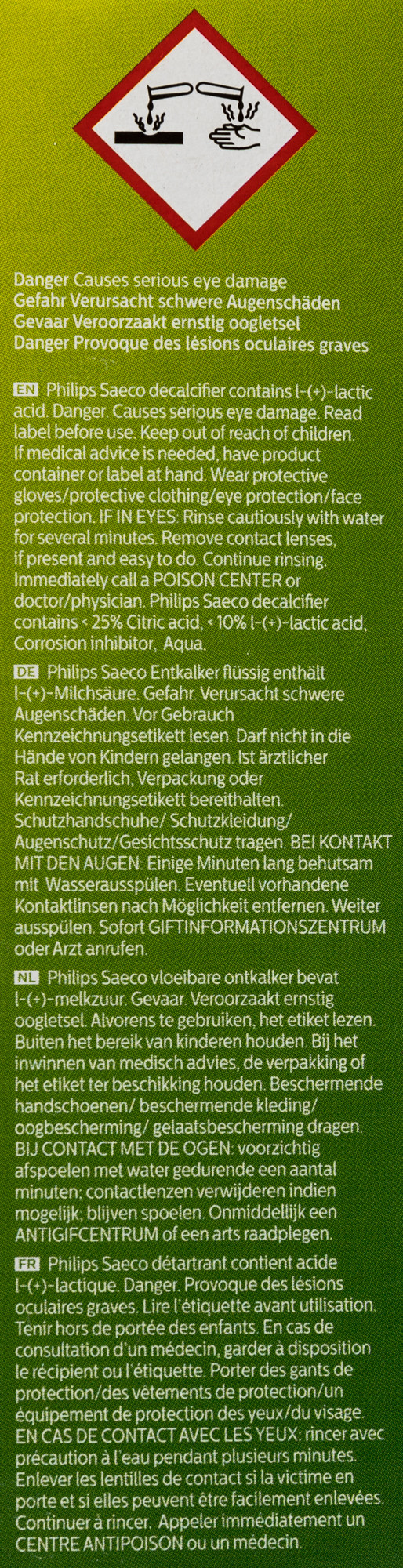 Philips Saeco Onderhoudspakket 1 jaar null