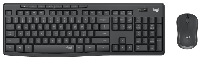 Logitech MK295 Wireless Keyboard and Mouse Black BE AZERTY Main Image