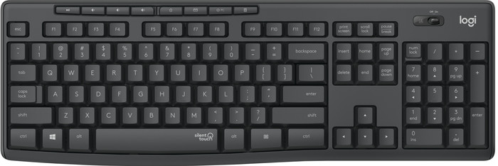 Logitech MK295 Wireless Keyboard and Mouse Black BE AZERTY detail