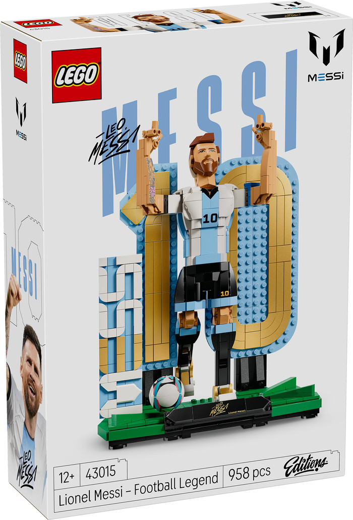 LEGO Editions Lionel Messi Voetballegende 43015 verpakking