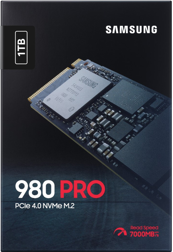Samsung 980 Pro 1 To M.2 + Be quiet! MC1 M2 Refroidisseur de SSD emballage