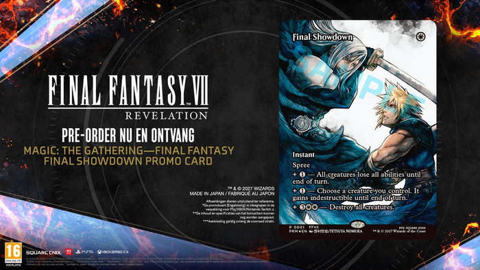 Final Fantasy 7 Revelations Magic Card Edition Nintendo Switch 2 visual leverancier