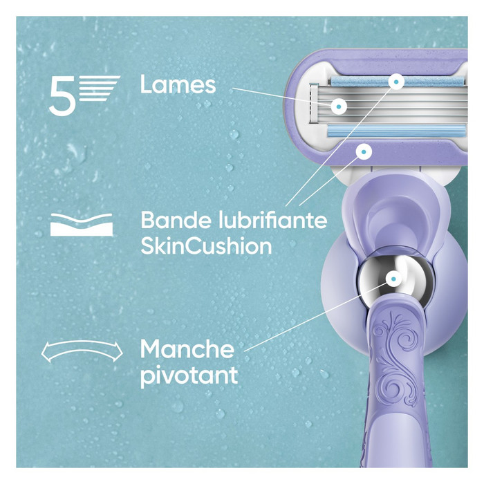 Gillette Venus Extra Smooth Swirl + 9 Recharges de Rasoir visuel fournisseur