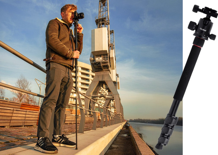 Rollei Compact Traveler No. 2 Tripod product in gebruik
