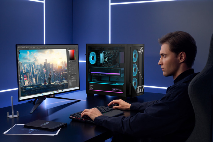 ASUS ROG GM700TZ-R9700X162W product in gebruik