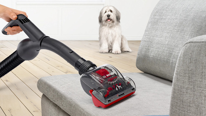 Bosch Serie 6 ProAnimal BGC41PET product in gebruik