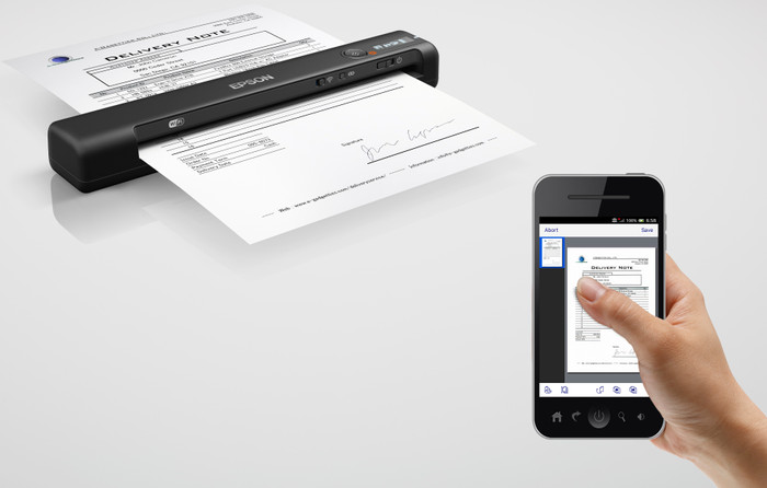 Epson Workforce ES-60W produit à l'usage