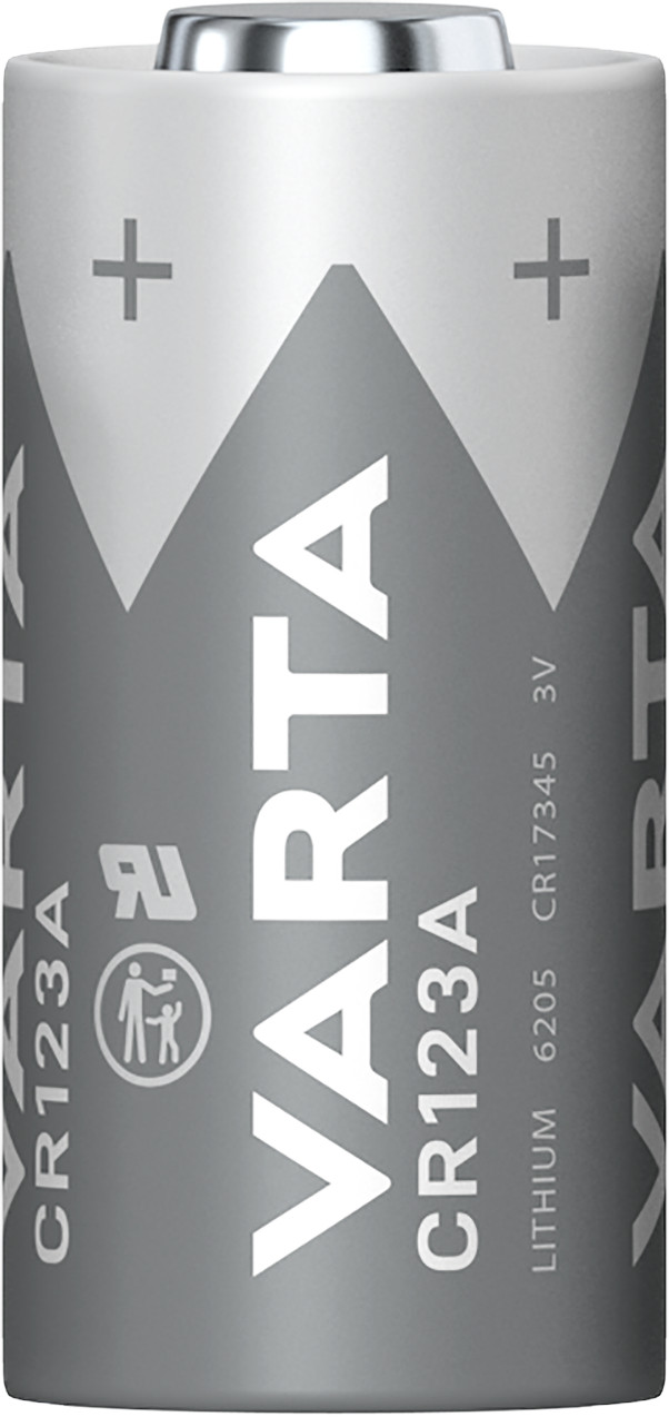 Varta Lithium Cylindrical CR123A BLI 10 Pièces avant