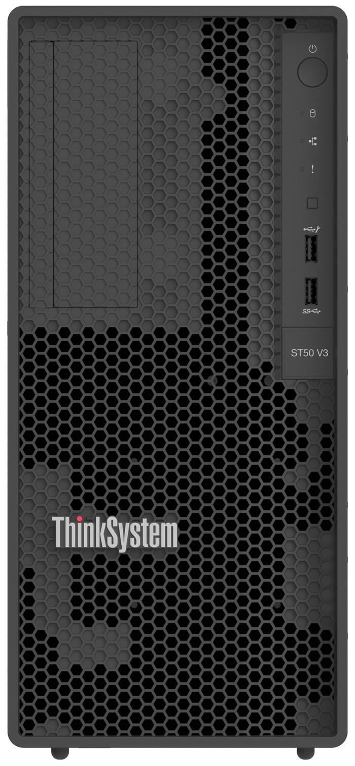 Lenovo ThinkSystem ST50 V3 Tower Server - 7DF3A03EEA voorkant