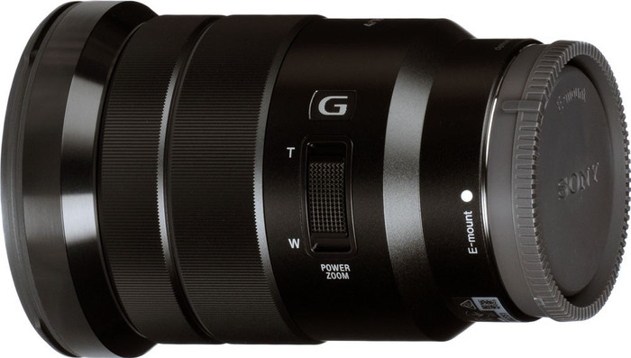 Sony E PZ 18-105mm f/4 G OSS left side